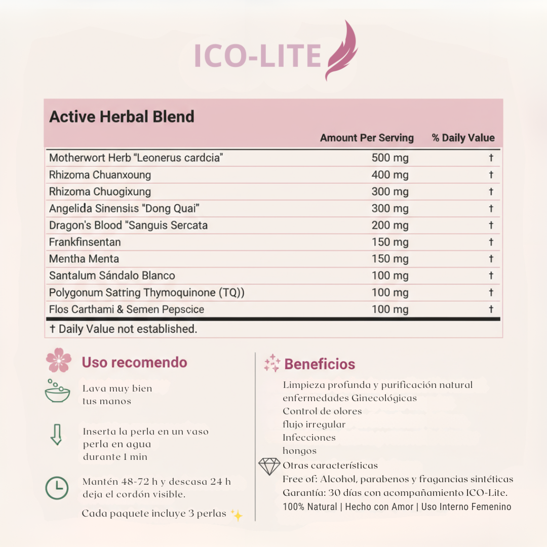 Perlas Detox, Cuidado Intimo